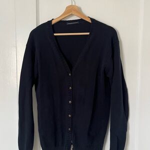 Brandy Melville navy blue Button-Up Cardigan